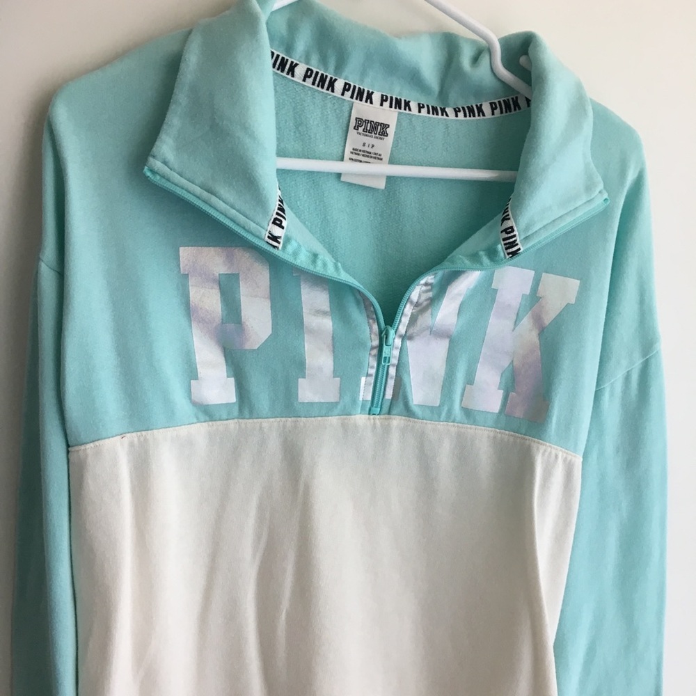 Pink Zip-up sweatshirt